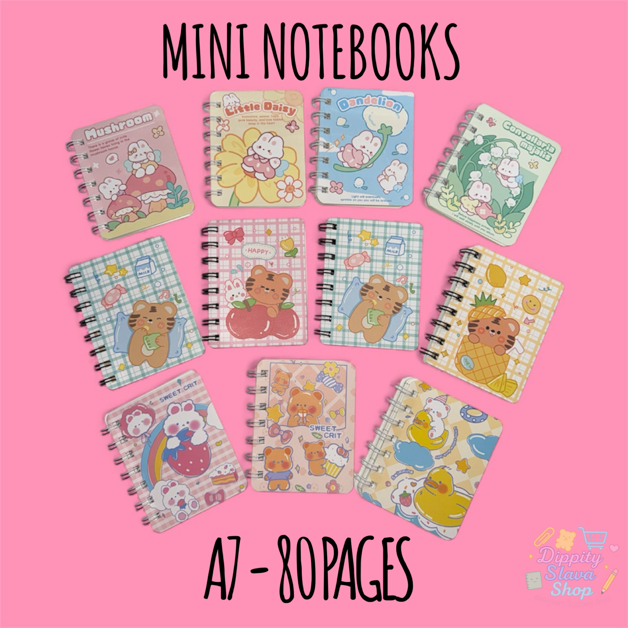 Mini Spiral Notebooks