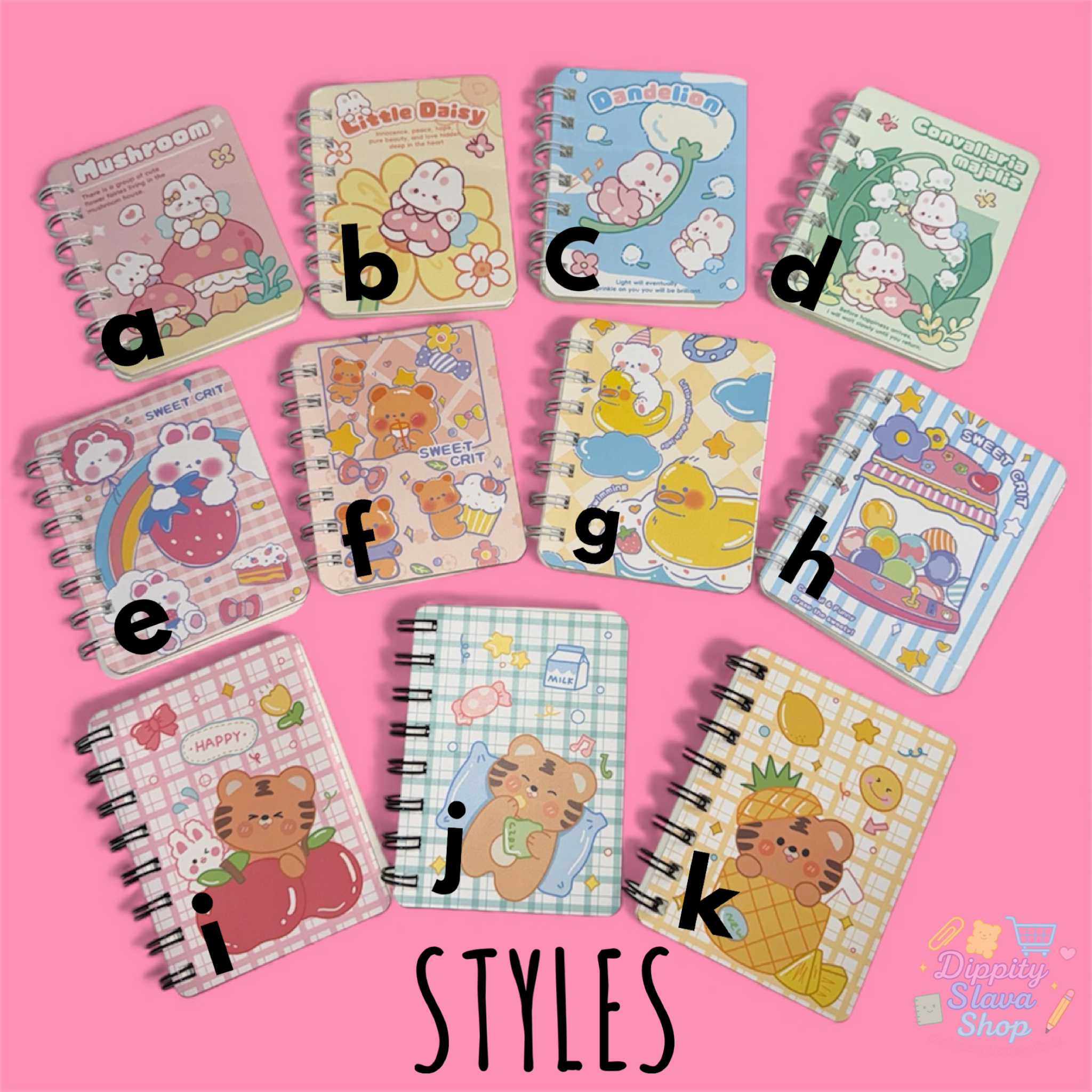 Mini Spiral Notebooks